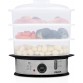 Cuiseur Vapeur TRISTAR 1200 Watts - 11 Litres - Silver (VS-3914) Cuiseur Vapeur TRISTAR 1200 Watts - 11 Litres - Silver (VS-3914)