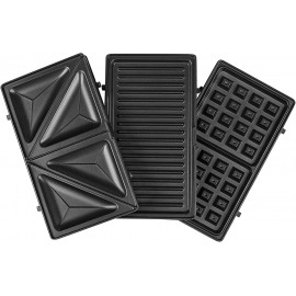 Machine à Sandwich TRISTAR 3En1 - 800 Watts - Noir (SA-3070) Machine à Sandwich TRISTAR 3En1 - 800 Watts - Noir (SA-3070)