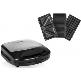 Machine à Sandwich TRISTAR 3En1 - 800 Watts - Noir (SA-3070) Machine à Sandwich TRISTAR 3En1 - 800 Watts - Noir (SA-3070)