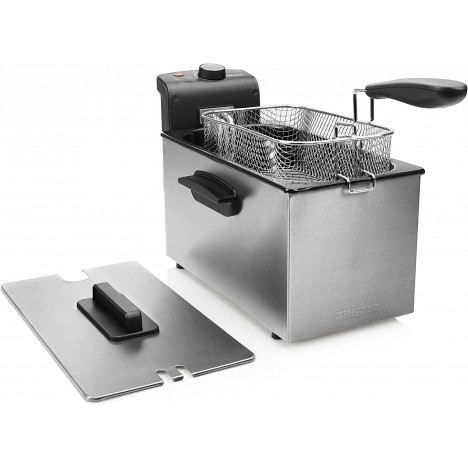 Friteuse TRISTAR - 2000 Watts - 3 Litres - Inox/Noir (FR-6946) Friteuse TRISTAR - 2000 Watts - 3 Litres - Inox/Noir (FR-6946)