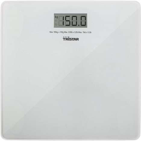 Pèse Personne TRISTAR Ultra Plat 150 KG - Blanc (WG-2419)