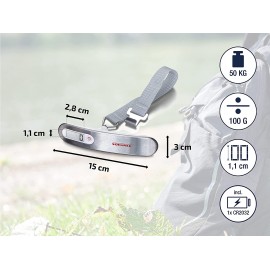 Pèse Bagages SOEHNLE électronique 50 KG - Gris (66172) Pèse Bagages SOEHNLE électronique 50 KG - Gris (66172)