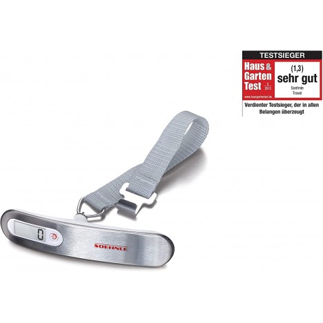 Pèse Bagages SOEHNLE électronique 50 KG - Gris (66172) Pèse Bagages SOEHNLE électronique 50 KG - Gris (66172)
