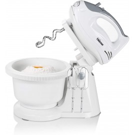 Batteur électrique avec Bol TRISTAR - 200 Watts - 2 Litres - Blanc (MX-4152) Batteur électrique avec Bol TRISTAR - 200 Watts - 2 Litres - Blanc (MX-4152)