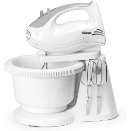 Batteur électrique avec Bol TRISTAR - 200 Watts - 2 Litres - Blanc (MX-4152) Batteur électrique avec Bol TRISTAR - 200 Watts - 2 Litres - Blanc (MX-4152)