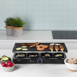 Appareil à Raclette TRISTAR - Réversible 4en1 - 1400 Watts - Noir (RA-2724) Appareil à Raclette TRISTAR - Réversible 4en1 - 1400 Watts - Noir (RA-2724)