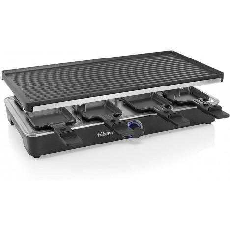 Appareil à Raclette TRISTAR - Réversible 4en1 - 1400 Watts - Noir (RA-2724) Appareil à Raclette TRISTAR - Réversible 4en1 - 1400 Watts - Noir (RA-2724)