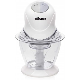 Mini Hachoir TRISTAR - 200 Watt - Blanc (BL-4009) Mini Hachoir TRISTAR - 200 Watt - Blanc (BL-4009)