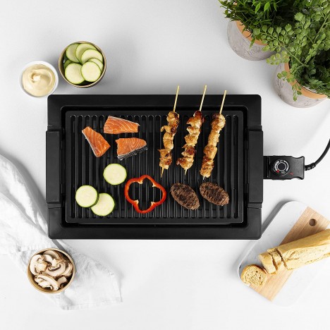 Grill et Barbecue de Table TRISTAR - 2000 Watts - Noir (BP-2780) Grill et Barbecue de Table TRISTAR - 2000 Watts - Noir (BP-2780)