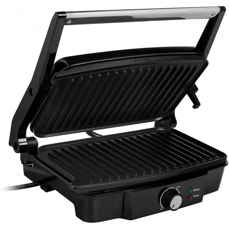 Machine à Panini et Grille-Viande TRISTAR - 1500 Watts - Noir (GR-2852) Machine à Panini et Grille-Viande TRISTAR - 1500 Watts - Noir (GR-2852)