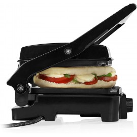 Machine à Panini et Grille-Viande TRISTAR - 1500 Watts - Noir (GR-2852) Machine à Panini et Grille-Viande TRISTAR - 1500 Watts - Noir (GR-2852)
