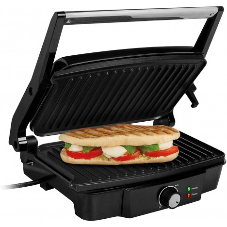 Machine à Panini et Grille-Viande TRISTAR - 1500 Watts - Noir (GR-2852)