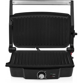 Appareil à Grill de Contact avec Ouverture à 180° - 2000 Watts - Noir (GR-2853)