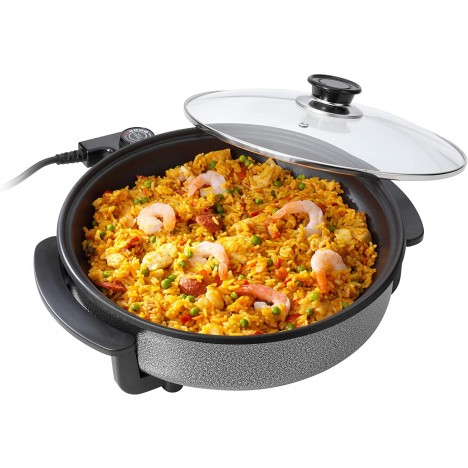 Poêle électrique TRISTAR 30cm - 1500 Watts - Gris (PZ-2963)