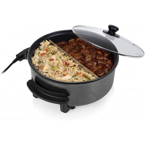 Poêle électrique TRISTAR 30cm - 5 Litres - 1500 Watts - Gris (PZ-9135) Poêle électrique TRISTAR 30cm - 5 Litres - 1500 Watts - Gris (PZ-9135)