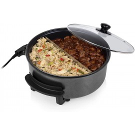 Poêle électrique TRISTAR 30cm - 5 Litres - 1500 Watts - Gris (PZ-9135) Poêle électrique TRISTAR 30cm - 5 Litres - 1500 Watts - Gris (PZ-9135)