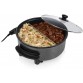 Poêle électrique TRISTAR 30cm - 5 Litres - 1500 Watts - Gris (PZ-9135) Poêle électrique TRISTAR 30cm - 5 Litres - 1500 Watts - Gris (PZ-9135)