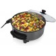 Poêle électrique TRISTAR 30cm - 5 Litres - 1500 Watts - Gris (PZ-9135) Poêle électrique TRISTAR 30cm - 5 Litres - 1500 Watts - Gris (PZ-9135)