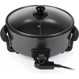 Poêle électrique TRISTAR 30cm - 5 Litres - 1500 Watts - Gris (PZ-9135) Poêle électrique TRISTAR 30cm - 5 Litres - 1500 Watts - Gris (PZ-9135)