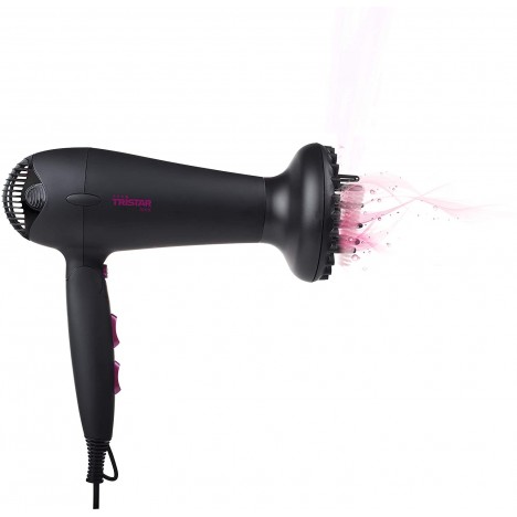 Sèche-Cheveux TRISTAR - Poignée Pliable - 2000 watts - Noir (HD-2358)