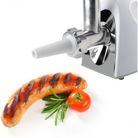 Hachoir à Viande TRISTAR - 3 Plaques de Coupe - Compact - Blanc (VM-4210) Hachoir à Viande TRISTAR - 3 Plaques de Coupe - Compact - Blanc (VM-4210)