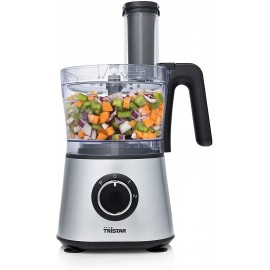 Robot Multifonction TRISTAR 2en1 - 600 Watts - 1.5 Litres - Silver (MX-4823)