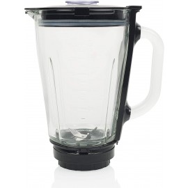 Blender TRISTAR 1,5 Litres - 4 Lames 500 Watts - Bol en Verre - Noir (BL-4477)
