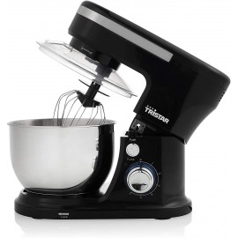 Robot Pâtissier TRISTAR - 4 Litres - 1000 Watts - Noir (MX-4837)