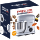 Robot Pétrin SWISSCOOK - Multifonctions 1300 Watts - Silver (RP-8005) Robot Pétrin SWISSCOOK - Multifonctions 1300 Watts - Silver (RP-8005)