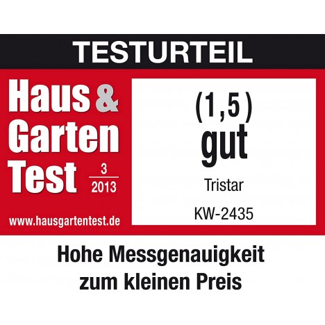 Balance de Cuisine TRISTAR - 5 kg - Acier Inoxydable (KW-2435)