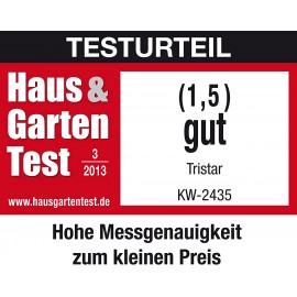 Balance de Cuisine TRISTAR - 5 kg - Acier Inoxydable (KW-2435)