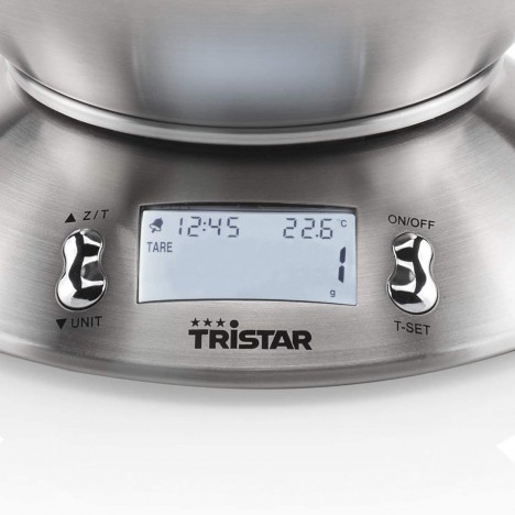 Balance de Cuisine TRISTAR - 5 kg - Acier Inoxydable (KW-2436)