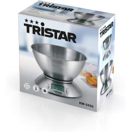 Balance de Cuisine TRISTAR - 5 kg - Acier Inoxydable (KW-2436)