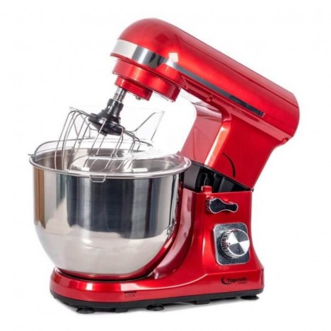Robot Pétrin TOPMATIC 1400 Watts - 5 Litres - Rouge (PKM-1400.2)