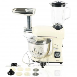 Robot Pétrin Multifonction TOPMATIC - 1800W - 5 Litres - Beige (PKM-18001BG) Robot Pétrin Multifonction TOPMATIC - 1800W - 5 Litres - Beige (PKM-18001BG)