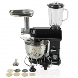 Robot Pétrin Multifonction TOPMATIC 1800W 5 Litres - Noir (PKM-1800.1BK) Robot Pétrin Multifonction TOPMATIC 1800W 5 Litres - Noir (PKM-1800.1BK)