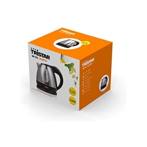 Bouilloire TRISTAR - 1,2 Litres - 1500 Watts - Silver (WK-1323) Bouilloire TRISTAR - 1,2 Litres - 1500 Watts - Silver (WK-1323)
