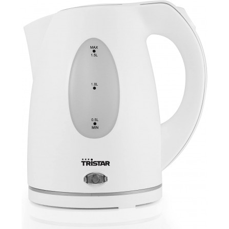 Bouilloire TRISTAR - 1,5 Litres - 2000 Watts - Blanc (WK-1324) 2