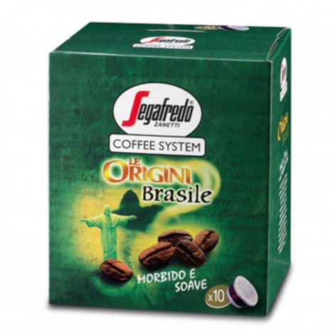 Paquet de 10 Capsules Café SEGAFREDO - Origine Brésil (BRESIL)