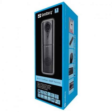 SANDBERG All-in-1 ConfCam 1080P Remote SANDBERG All-in-1 ConfCam 1080P Remote