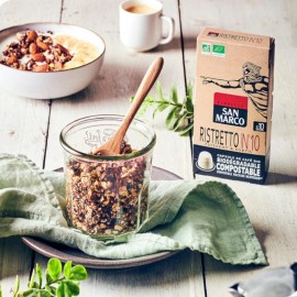 Paquet de 10 Capsules Café SAN MARCO - Bio et Biodégradable (INTENSITE N°10) Paquet de 10 Capsules Café SAN MARCO - Bio et Biodégradable (INTENSITE N°10)