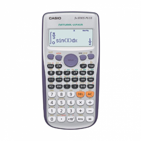 Calculatrice scientifique CASIO 417 en Gris