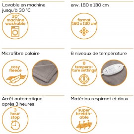 Couverture chauffante BEURER HD 75 Cosy Nordic prix Couverture chauffante BEURER HD 75 Cosy Nordic prix