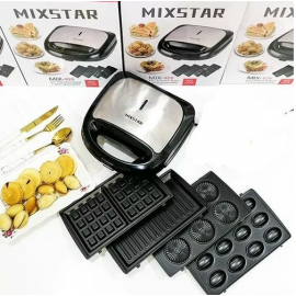 Appareil MIXSTAR 4 En 1 - 800 Watts Panini - Zouza - Gaufre - Maamoul (MIX-929) Appareil MIXSTAR 4 En 1 - 800 Watts Panini - Zouza - Gaufre - Maamoul (MIX-929)