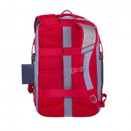 Sac à Dos RIVACASE Pour Pc Portable 15.6" - Gris & Rouge Sac à Dos RIVACASE Pour Pc Portable 15.6" - Gris & Rouge