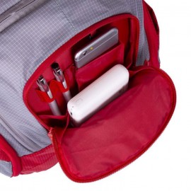 Sac à Dos RIVACASE Pour Pc Portable 15.6" - Gris & Rouge Sac à Dos RIVACASE Pour Pc Portable 15.6" - Gris & Rouge
