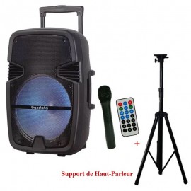 Haut Parleur Mobile TRAXDATA TRX-20 Bluetooth - Noir + Support prix tunisie Haut Parleur Mobile TRAXDATA TRX-20 Bluetooth - Noir + Support prix tunisie