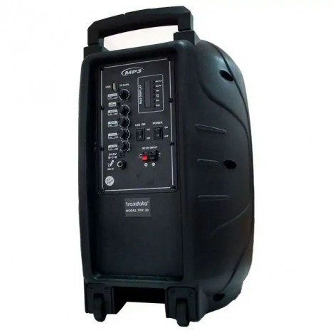 Haut Parleur Mobile TRAXDATA TRX-20 Bluetooth - Noir + Support Haut Parleur Mobile TRAXDATA TRX-20 Bluetooth - Noir + Support