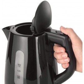 Bouilloire SEVERIN Sans Fil - 1000 Watts - 1 Litre - Noir (WK3410) Bouilloire SEVERIN Sans Fil - 1000 Watts - 1 Litre - Noir (WK3410)