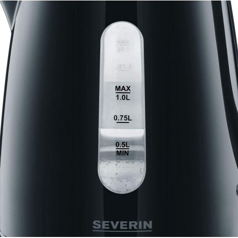 Bouilloire SEVERIN Sans Fil - 1000 Watts - 1 Litre - Noir (WK3410) Bouilloire SEVERIN Sans Fil - 1000 Watts - 1 Litre - Noir (WK3410)